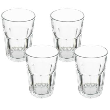 Imagem de Jogo de Copo de Vidro Isis Transparente 360ml 4 Peças - Vista Home