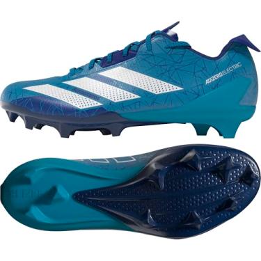 Imagem de adidas Adizero Electric Tênis de futebol americano masculino, Azul Solar/Branco/Azul Royal Team, 44 BR