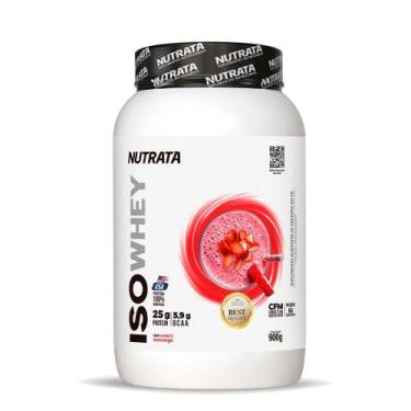 Imagem de Iso Whey Morango  900g - Nutrata