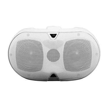 Imagem de Rockville Alto-falante giratório para Home Theater D4-8 branco de 10 cm 8 Ohm com suporte de parede