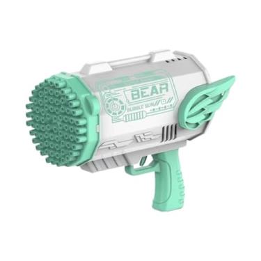 Imagem de Canhão de Bolhas com Luzes – 100 Bolhas por Segundo + Recarregável!(VERDE)