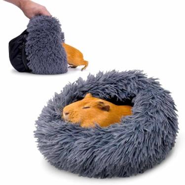 Imagem de Paw Inspired Cama para animais de estimação Furr-O Burrowing com zíper em elastano e calça de lã para porquinhos-da-índia e outros animais pequenos, bolsa de transporte aconchegante, brinquedo de