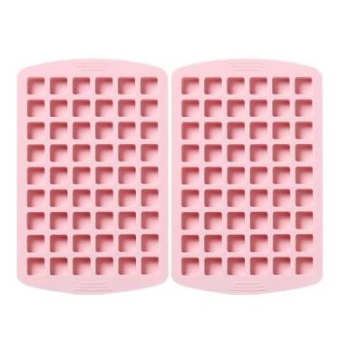 Imagem de Verdental Mini moldes quadrados de silicone para doces 54 cavidades antiaderentes chocolate moldes básicos para doces duros, bolos, chocolate, cubos de gelo, gomas, caramelo, ganache (1 peça)
