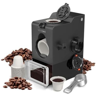 Imagem de SavePod Cafeteira com cápsulas de café reutilizáveis, compatível com máquinas de café Keurig e K-Cup, inteligente, fácil de usar e conveniente (preto, pequeno)