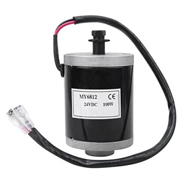 Imagem de Motor de Escova Pequena 100 W Motor Elétrico de Material de Alumínio para Scooter Elétrico E-bike MY6812 [2500 RPM] [Torque de 0,56 Nm] Adequado para e-bikes] para Mini Scooters