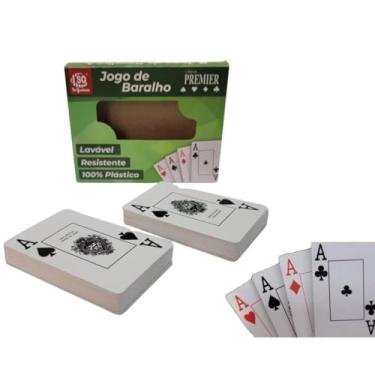 Imagem de Baralho Poker Cartas de Jogo com Estojo Jogo de Cartas Profissional