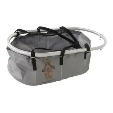 Imagem de Cadeirinha Bicicleta Dog Cão Gato Bike Pet-Basket P/Passeio