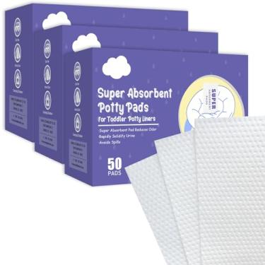 Imagem de XIGGA 150 Unidades De Absorventes Higiênicos Portáteis Superabsorventes Para Viagem Com Crianças Em Família, Sacos E Baldes Descartáveis, Absorção Rápida Forte Água, Tamanho 3, Branco