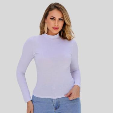 Imagem de Blusa Feminina Segunda Pele Cacharrel Branca - MAYARA MANZANO, G/42, B