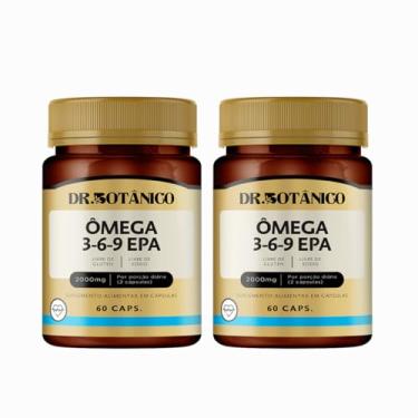 Imagem de OMEGA 3 6 9 EPA DR. BOTANICO 60 Cápsulas Kit 2 Unidades