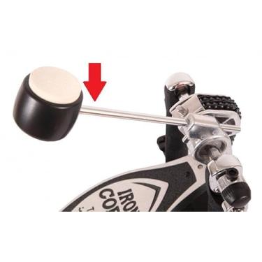 Imagem de Batedor de Bumbo Tama Dual Sided Beater Felt DS30 de Feltro padrão Iron Cobra 600 e outras marcas