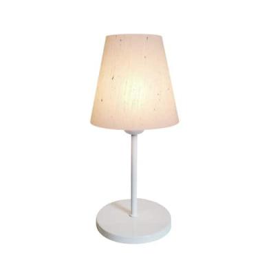 Imagem de Abajur de cabeceira md-2005br cúpula em tecido linho bege - Vivare