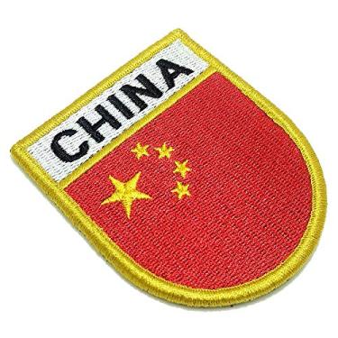 Imagem de Bandeira País China Patch Bordado Fecho Contato Gancho