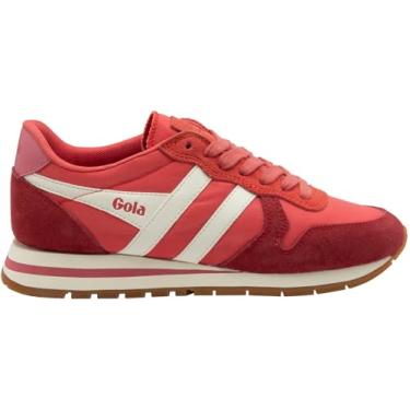 Imagem de Gola Tênis feminino Daytona Chute, Coral/vermelho escuro/branco, 37