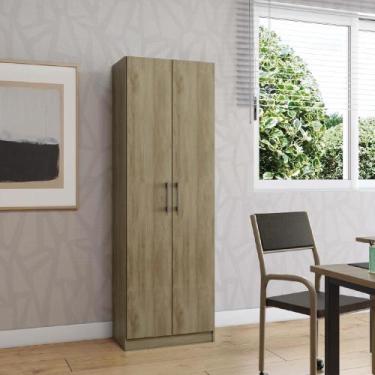 Imagem de Armário Utilitário Escritório 2 Portas Noce Carraro - Móveis Carraro