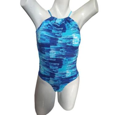 Imagem de Maiô cropped engana mamãe bojo embutido P ao 48 - Gérbya, M, Azul, Fem