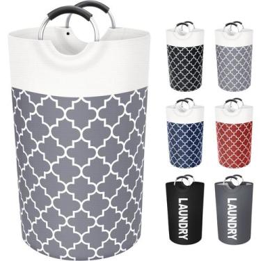 Imagem de Cesto de roupa suja Fabspace Large Dobrável Impermeável 82L