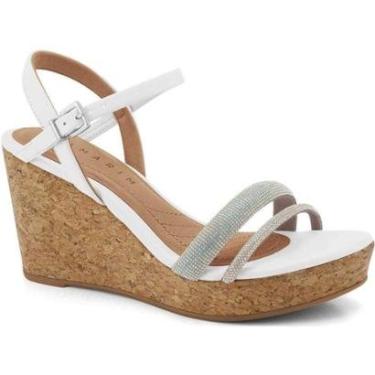 Imagem de Sandália Anabela Strass Tendência Moda Verão 23-46201 Ramarim-Feminino