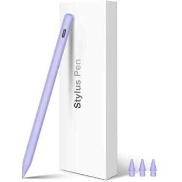 Imagem de HATOKU iPad Pencil 2ª geração de carregamento sem fio, lápis para iPad com inclinação e rejeição de palma, caneta magnética para iPad Stylus compatível com iPad Air 4/5, iPad Mini 6, iPad Pro de 11