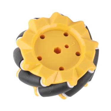 Imagem de RiToEasysports Acessórios de Peças de Carro de robô Inteligente Omnidirecional Roda Mecanum 80 mm: Operação Suave, Melhor Aderência, Tração Nas 4 Rodas, para Componentes de Brinquedo DIY (dois pares)