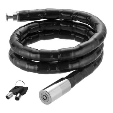 Imagem de Cadeado Multiuso Para Moto E Bicicleta | Com Corrente | Uso Em Capacete, PortãO E Porta(BL02)