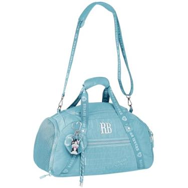 Imagem de Bolsa Rebecca Bonbon RB Sacola Grande Nylon Academia Viagem (Verde Claro)