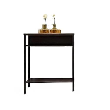 Imagem de Aparador mesinha todo MDF, Mesa lateral de sofa, mesa de apoio, escritório, cozinha, Sala(PRETO)