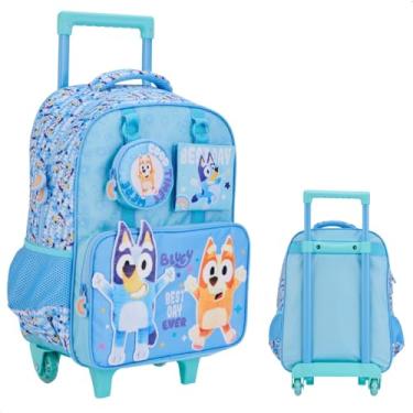Imagem de Mochila De Rodinhas Escolar 16 Bluey Y Pelúcia Estampada - 15550