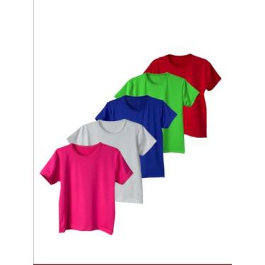 Imagem de Kit 4 Camiseta Térmica Infantil Proteção Solar Menino e Menina - Brilh