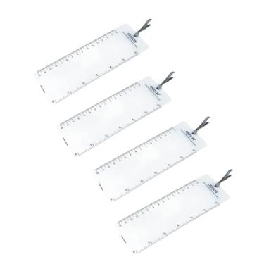 Imagem de Marcador De Página Carson Lente de Aumento 3X E Régua 6 Polegadas 15 Centímetros Livros Leitura Revista Jornal Mapas (4)