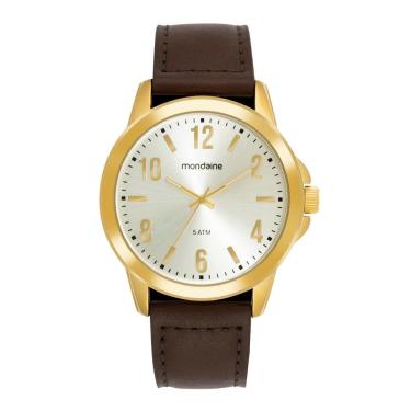 Imagem de Relogio Mondaine Masculino Ref: 36002gpmvdh1 Casual Dourado