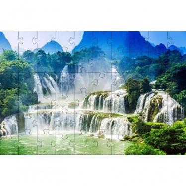 Imagem de Quebra-cabeça Cachoeiras Que Encantam De 300 Peças