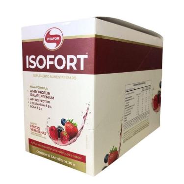 Imagem de Isofort Sachê Display (15 Sachês 30g) - Sabor: Frutas Vermelhas
