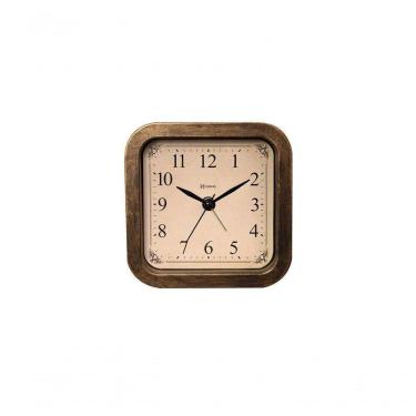 Imagem de Relógio Despertador Herweg Quartz Ouro Envelhecido 265245 Único