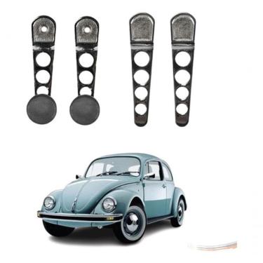 Imagem de Kit Completo Manivela E Maçaneta Inter Cromado Fusca 71 A 77 [f103]