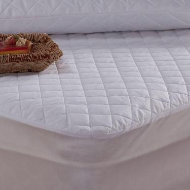 Imagem de Protetor De Colchão King Impermeável Veneza 100% Poliéster - Branco