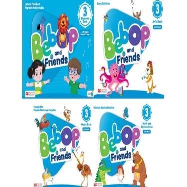 Imagem de Bebop And Friends 3 Student´S With Arts+Music+Math And Science Book
