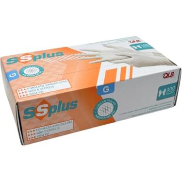 Imagem de Luva Latex G SSPLUS Caixa com 100 Unidades