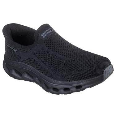 Imagem de Skechers Go Walk Glide Step 2.0 Caleb Tênis masculino sem cadarço, Preto/preto, 47