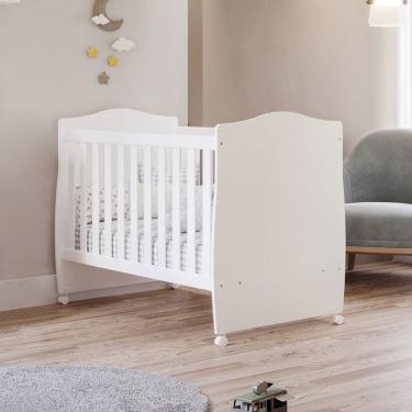 Imagem de Berço Mini Cama Conforto 100% Mdf Branco - Permóbili