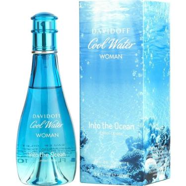 Imagem de Perfume Feminino Davidoff Cool Water Into The Ocean Edt Spray 100ml - Edição Limitada