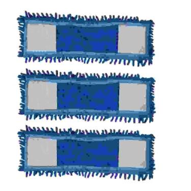 Imagem de Refil Rodo Mop Microfibra Vassoura Microfibra(azul3uni)