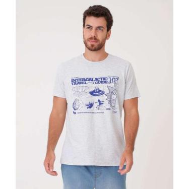 Imagem de Camiseta Masculina Estampa Rick And Morty Warner Bros-70049, Cinza, P