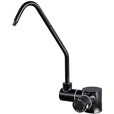 Imagem de Filtro de água potável Torneira de cozinha Torneiras de janela rotativas 360 Torneiras de Purificador de Pia de Cozinha Serve para Sistemas de Osmose Inversa-Preto-A, Ouro Escovado b