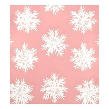 Imagem de STAYTOP Linda capa de ímã de lava-louças de flocos de neve de Natal 58 x 66 cm capas decorativas de geladeira para porta frontal adesivo magnético para máquina de lavar louça painel de geladeira
