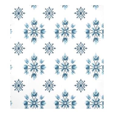 Imagem de STAYTOP Linda capa de ímã de lava-louças de flocos de neve de Natal 58 x 66 cm capas decorativas de geladeira para porta frontal adesivo magnético para máquina de lavar louça painel de geladeira