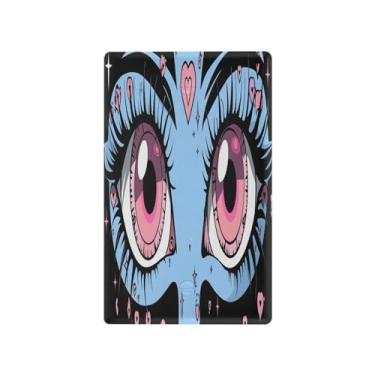 Imagem de Wassud Beautiful Eyes Light Switch Cover Plate, 1 capa de tomada em branco, placa de parede, decoração de casa, sala de estar, quarto, decoração