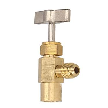 Imagem de Válvula Dispensadora R134A Abridor de Garrafa Refrigerante Ar Condicionado Torneira para Lata com Rosca Macho e Fêmea 1 2 Premium À Prova Vazamento Co