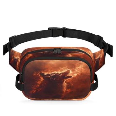 Imagem de Monster Truck Pochete amarela legal para mulheres e homens com alça ajustável, bolsa transversal, bolsa de peito, bolsas de bumbum, bolsa de estilingue, Cor 24