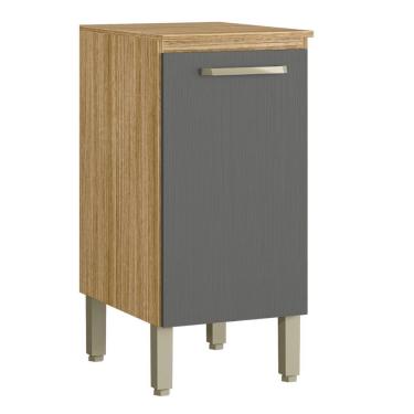 Imagem de Balcão De Cozinha Com Tampo Montreal Freijó Gris